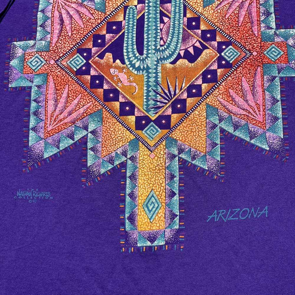 Vintage Vintage 90s Arizona Purple Southwestern C… - image 4