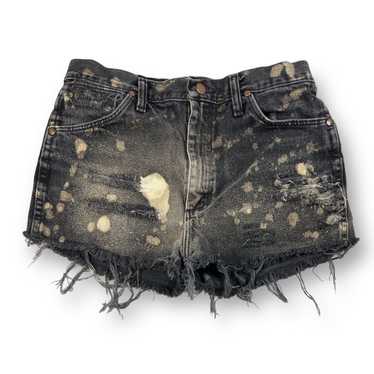 Wrangler Wrangler Custom Distressed Jean Shorts Si