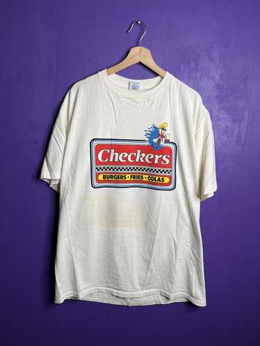 Made In Usa × Vintage Vintage 90s Checkers burger… - image 1