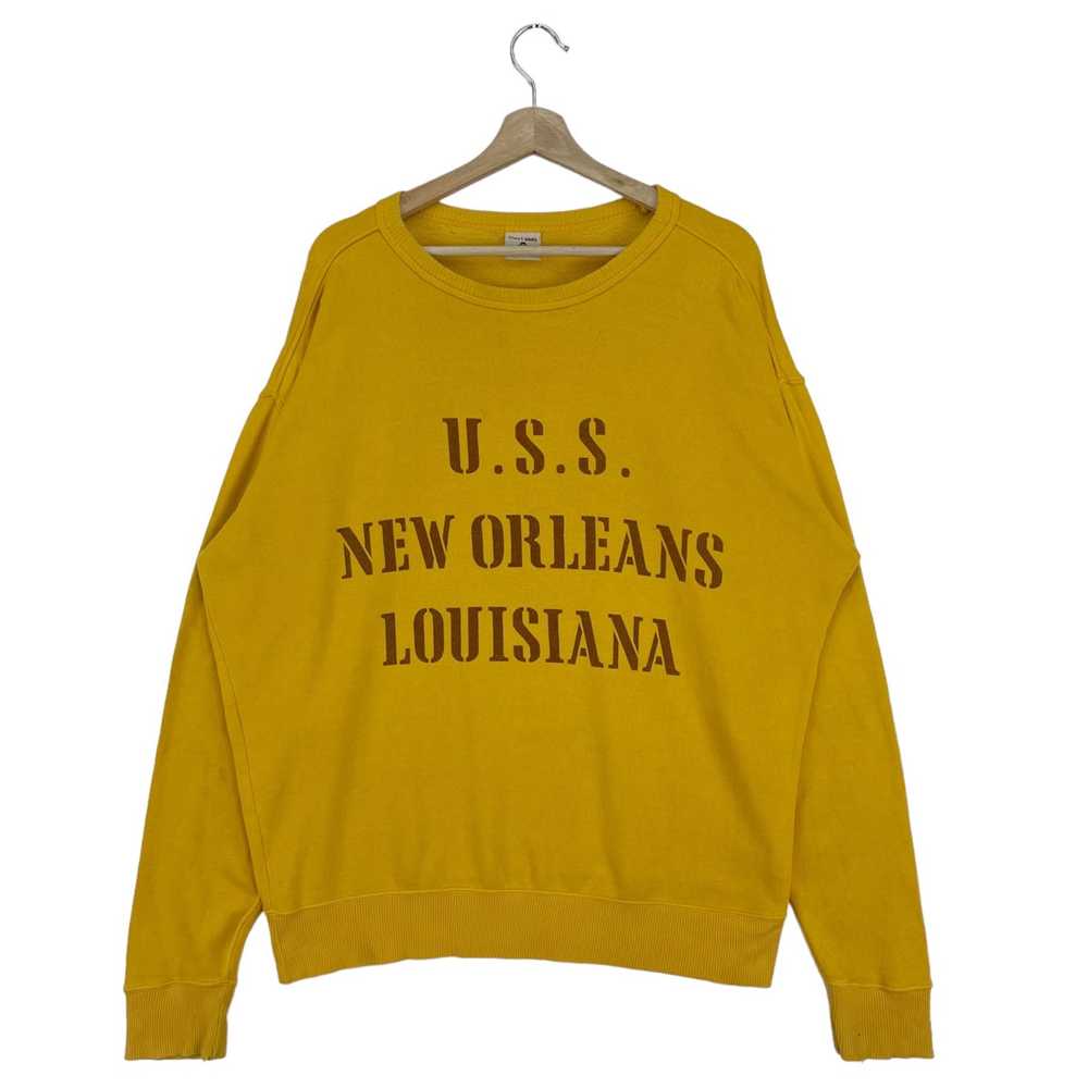 Military × Vintage 90’s USS New Orleans Sweatshirt - image 1