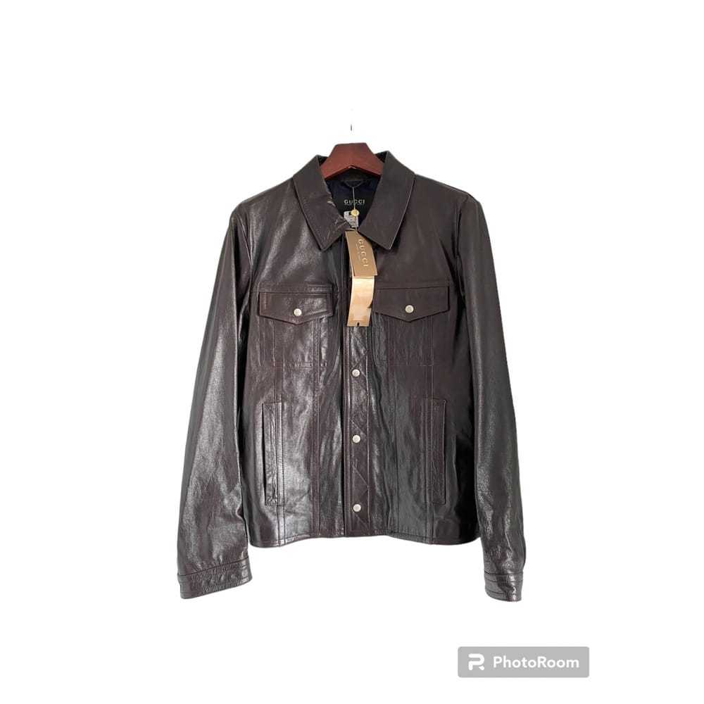 Gucci Leather jacket - image 4