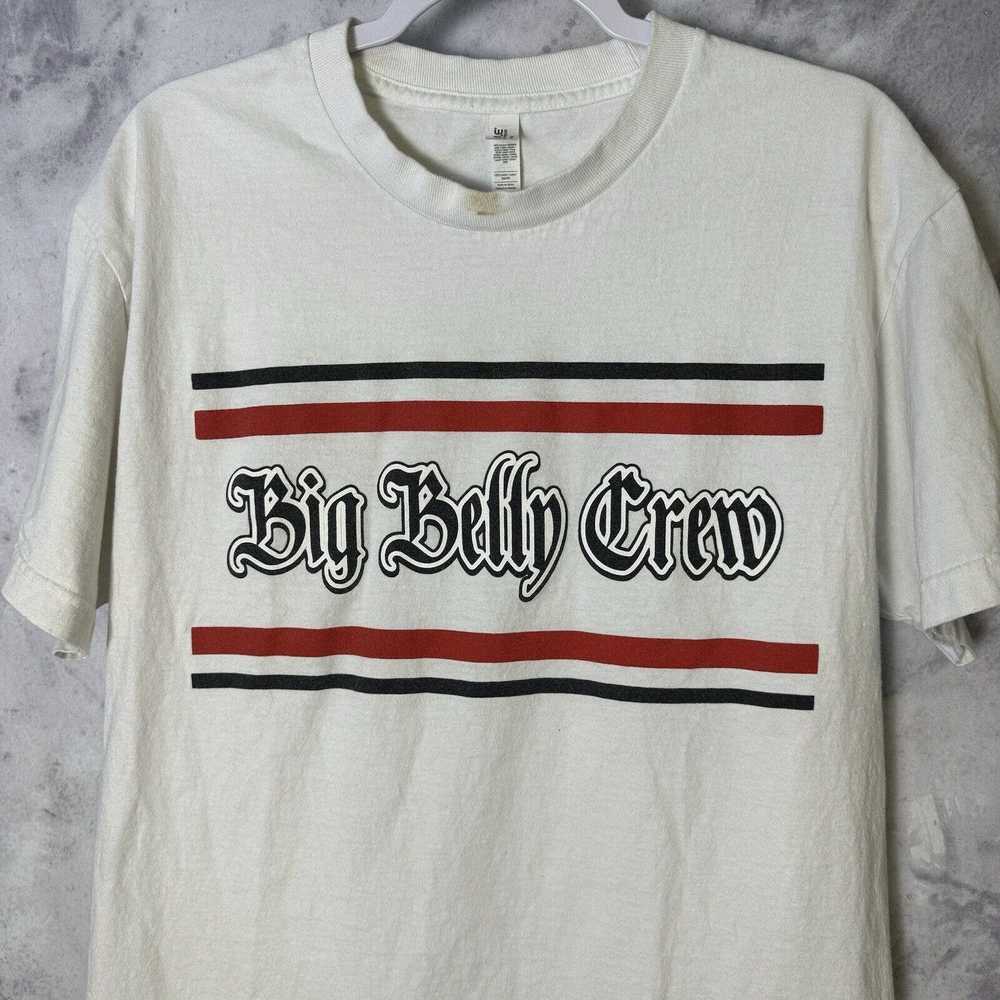 Other Big Belly Crew T Shirt Mens L White Short S… - image 1