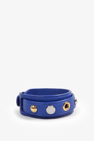 Louis Vuitton Louis Vuitton Blue Leather Wrap Spik