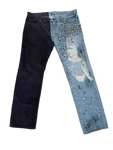 Number N Ine Paint Splatter Jeans Denim Japan 32