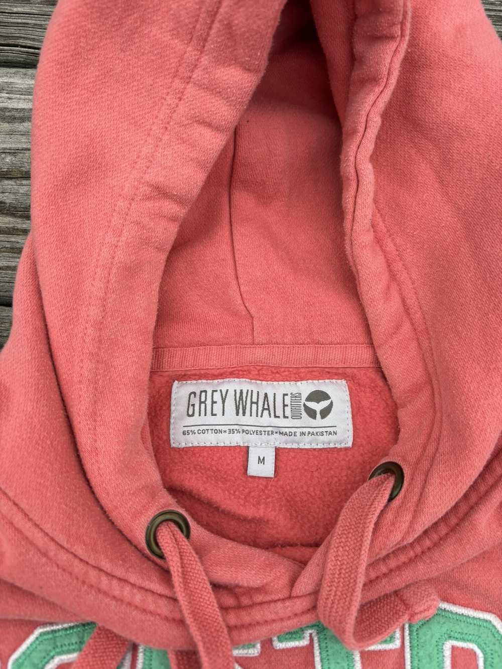 American College × Vintage Grey whale Boston hood… - image 3