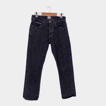 Womens Vintage Straight Jean Dark Stone