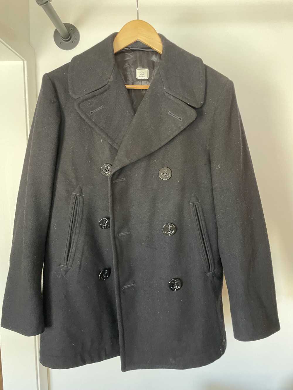 Vintage US Navy pea coat - image 1
