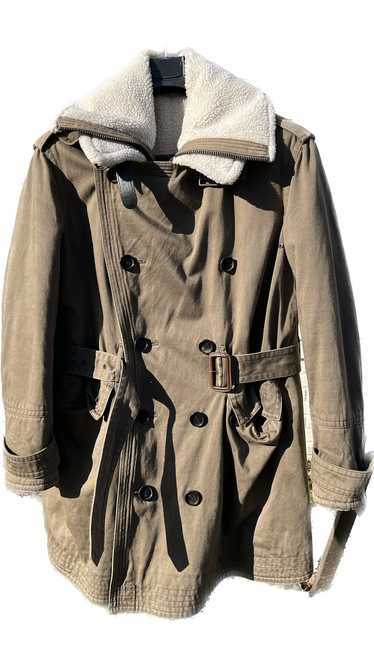 Military × Vintage Layered Army Coat