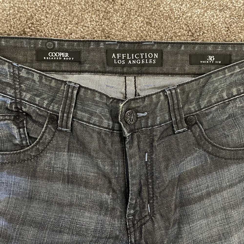 Affliction affliction 36 x 32 jeans. - image 3