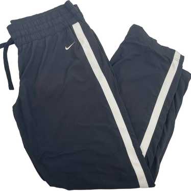 Nike The Athletic Dept Pants Womens XL Gray Nylon Capri Tapered Pockets  Vintage