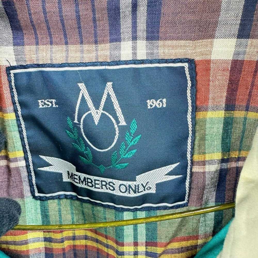 Members Only Vintage Members Only Jacket Teal Clu… - image 11