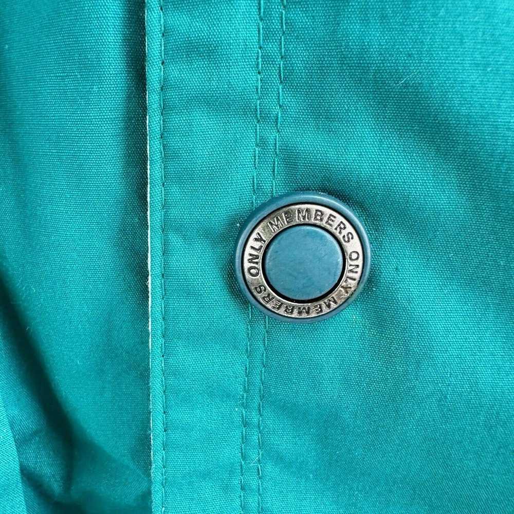 Members Only Vintage Members Only Jacket Teal Clu… - image 7