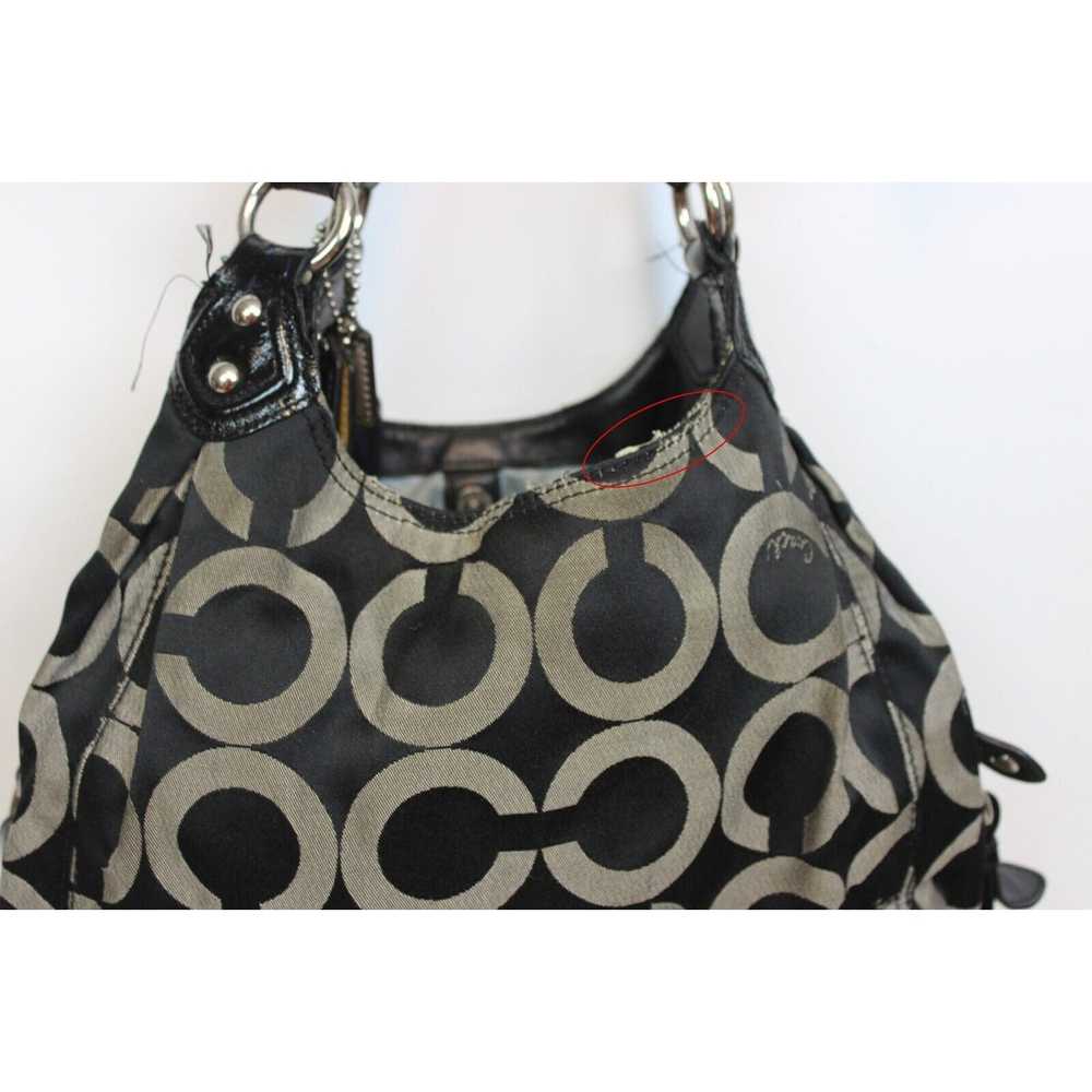 Coach Coach Maggie Mia Optic Grey Canvas Hobo Bag… - image 5