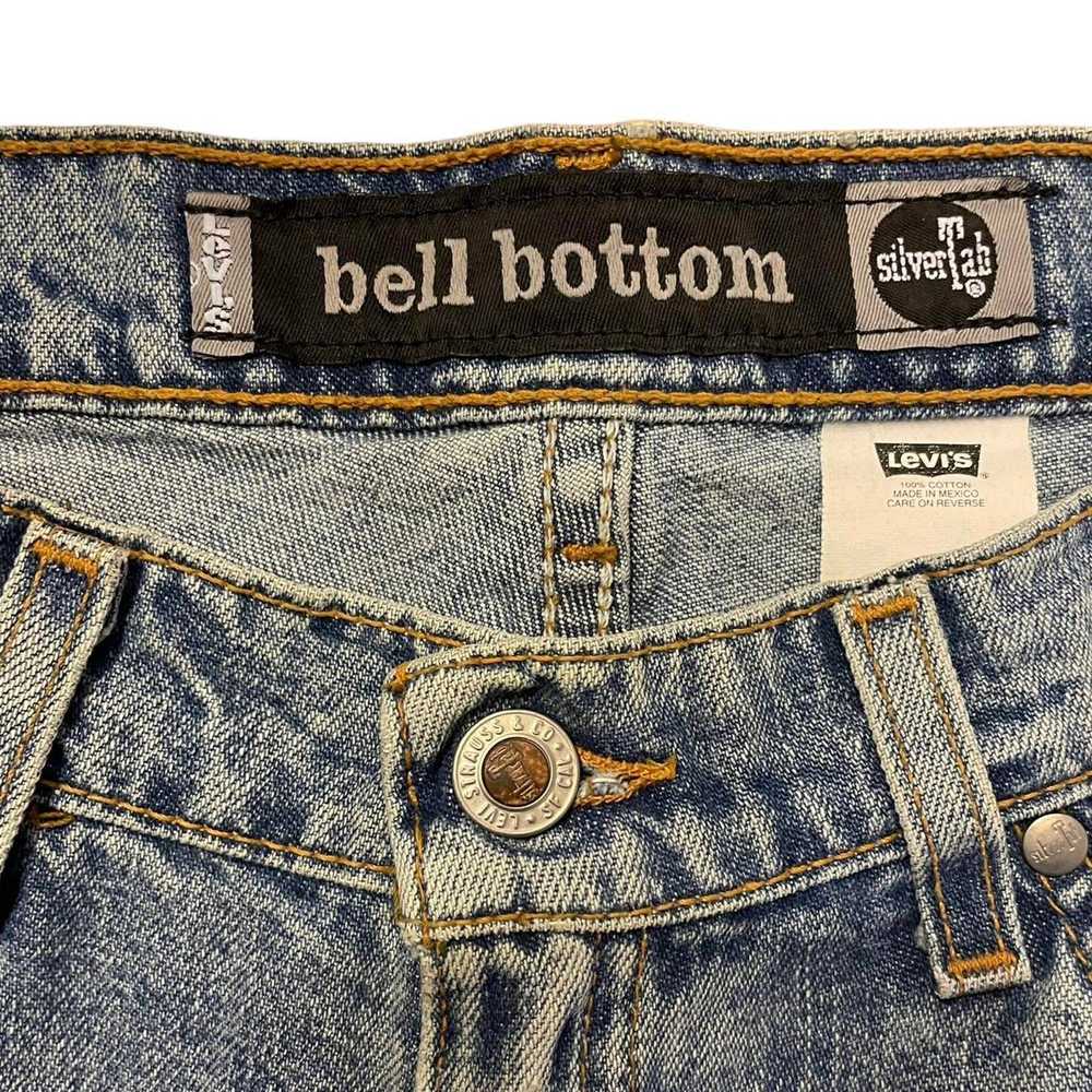 Levi's VTG Levis 90s grunge Silver Tab Bell Botto… - image 6