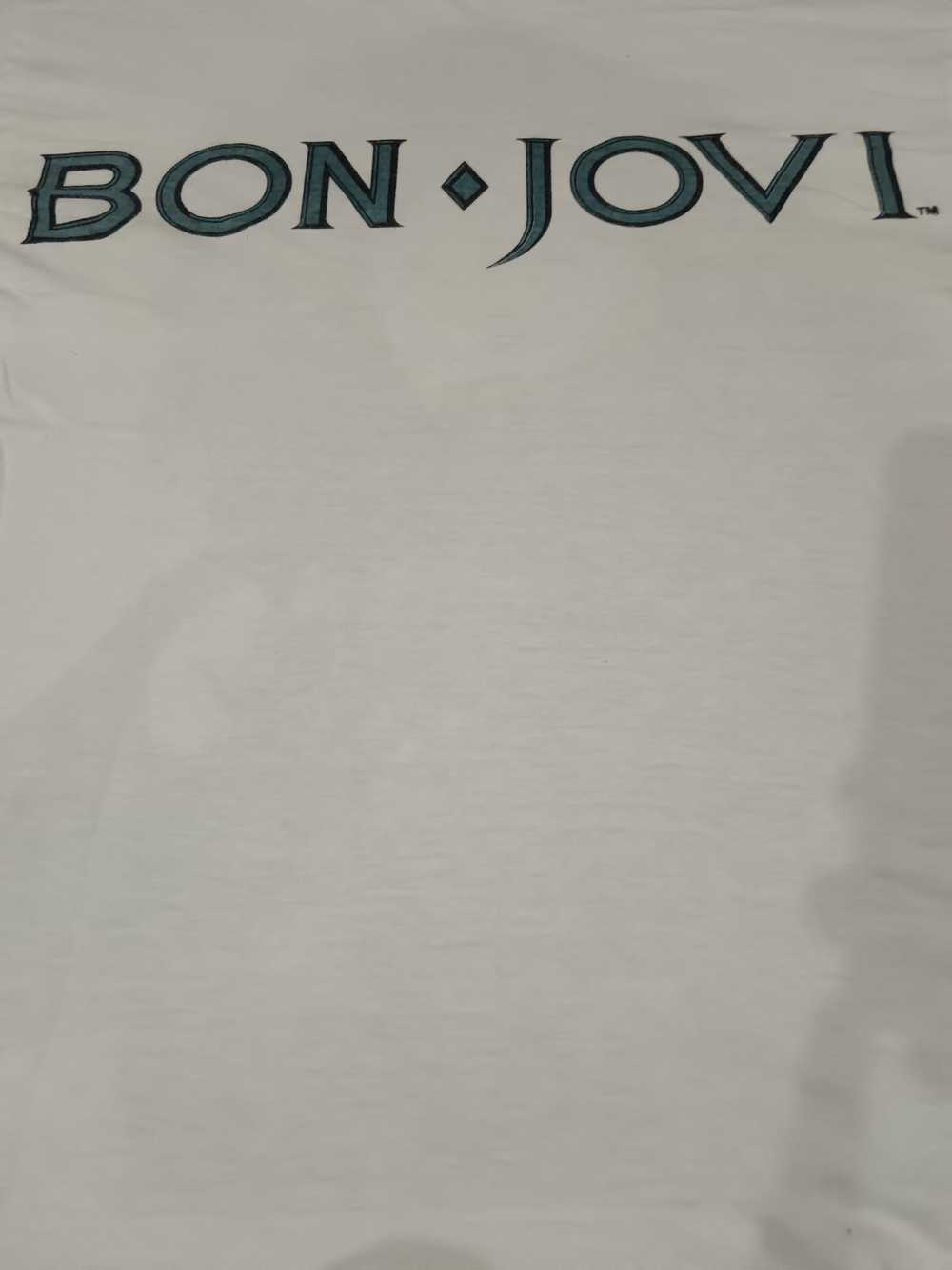Band Tees × Rock T Shirt × Vintage Vtg 1988 Bon J… - image 4