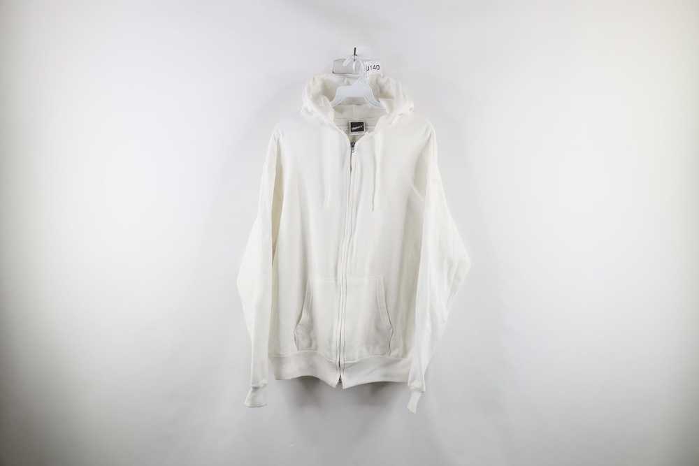 Hanes × Vintage Vintage 80s Hanes Blank Full Zip … - image 1