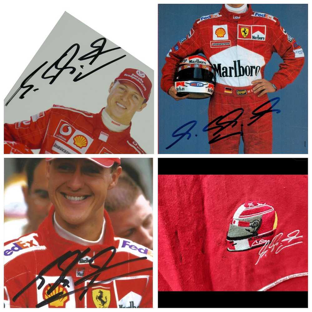 Ferrari × Marlboro × Racing Autographed Michael S… - image 9