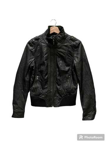 Archival Clothing × Zara Zara Basic Leather Jacket - image 1