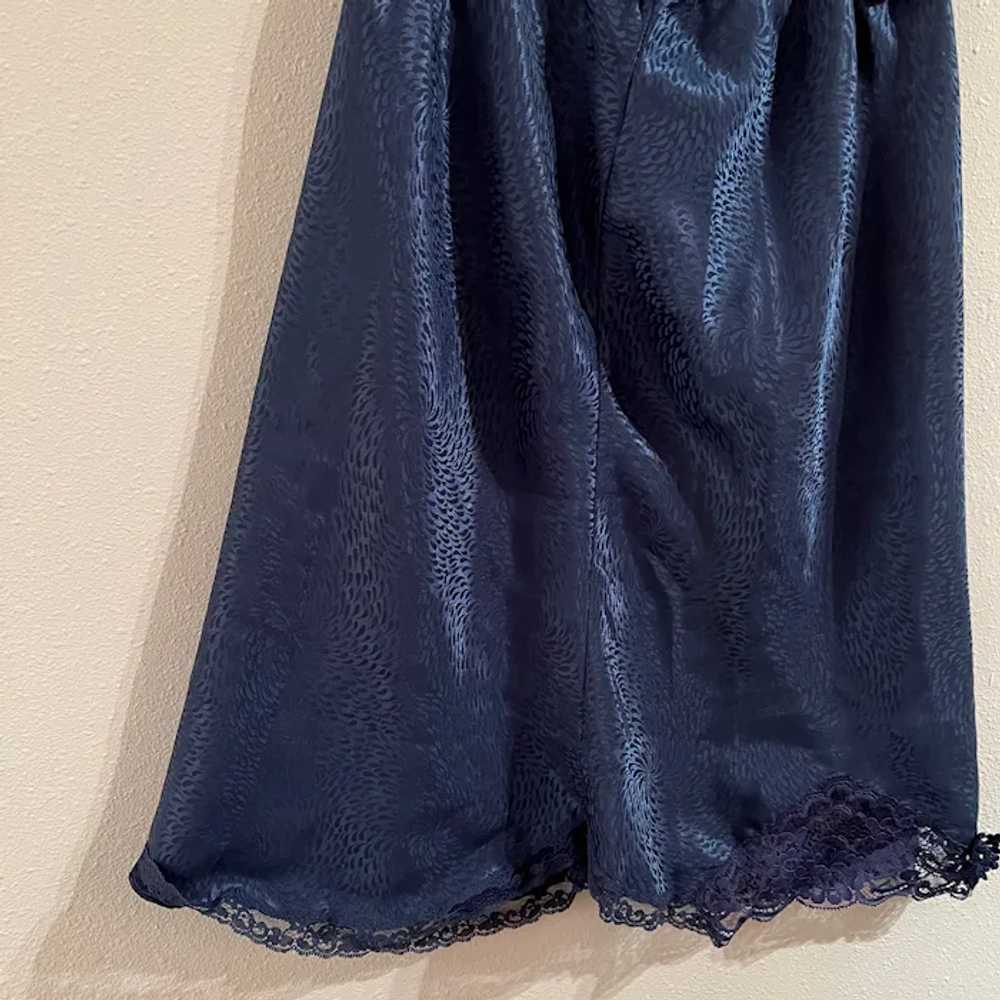 Vintage 1960's Dark Blue Christian Dior Half Slip… - image 6