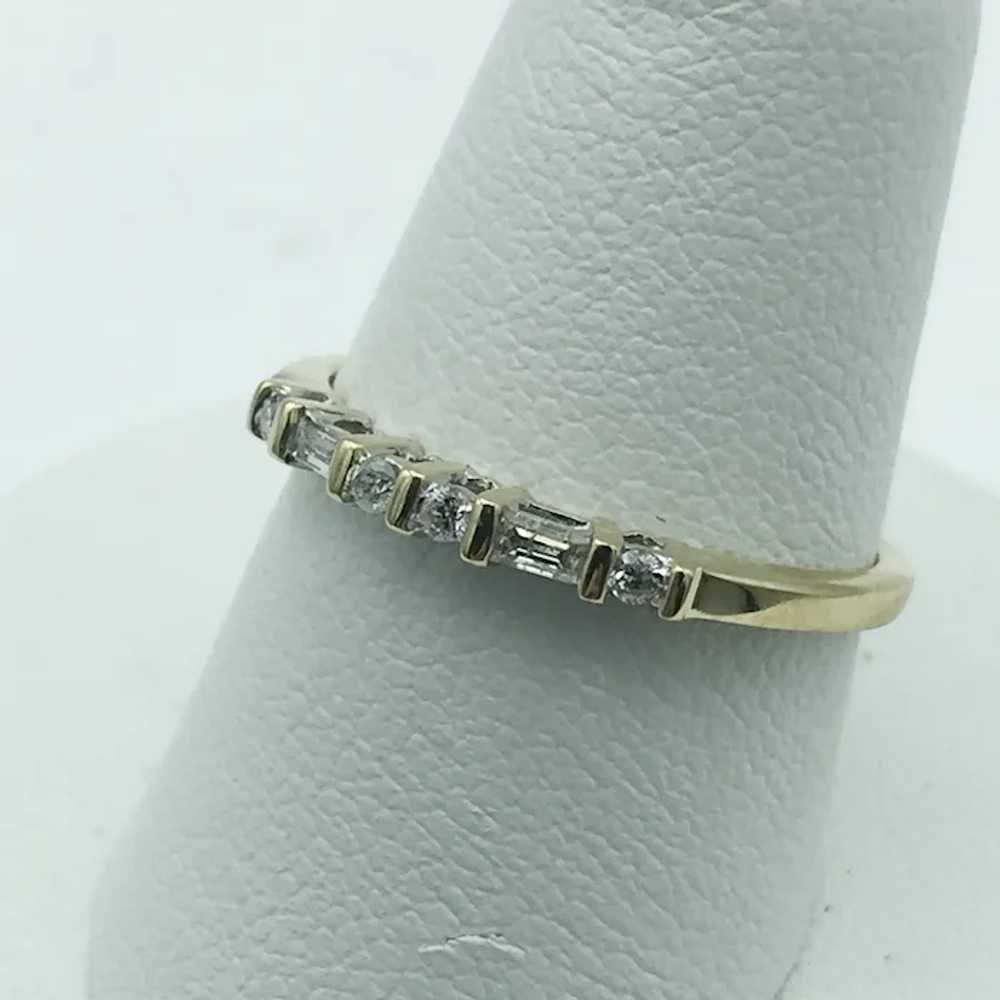 14K .12ctw Diamond Fashion Ring - image 3