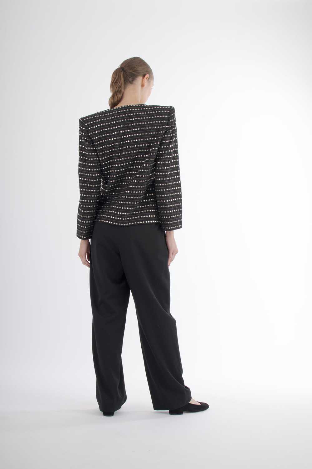 1980's Galanos Structural Studded Blazer - image 2