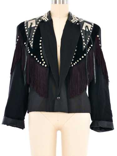 1980s Louis Wells Western Cropped Blazer