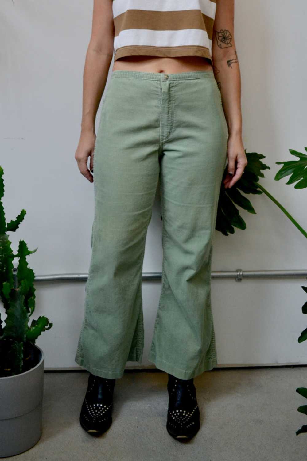 Sage "Misses Wrangler" Cord Bell Bottoms - image 1