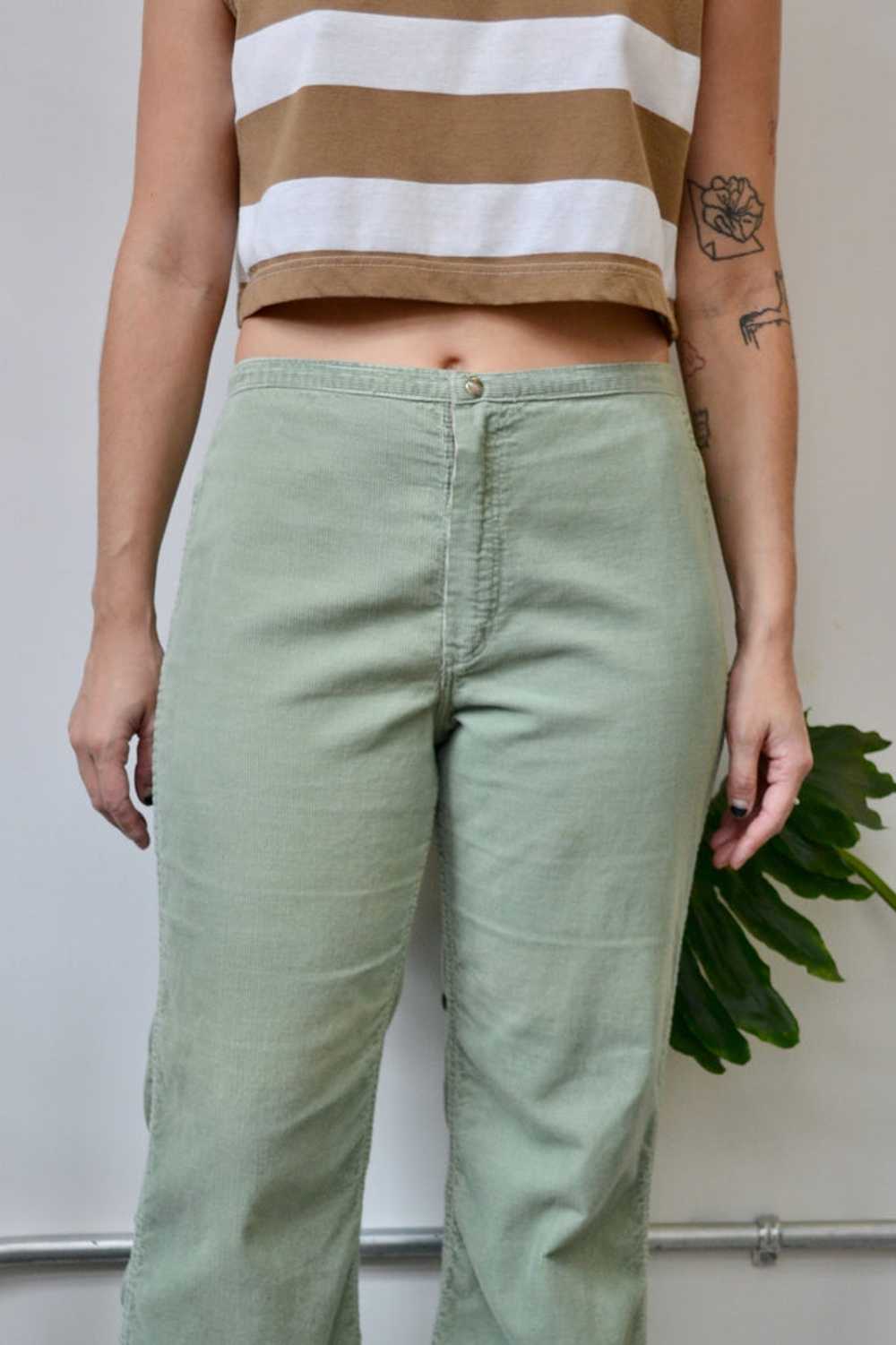 Sage "Misses Wrangler" Cord Bell Bottoms - image 2