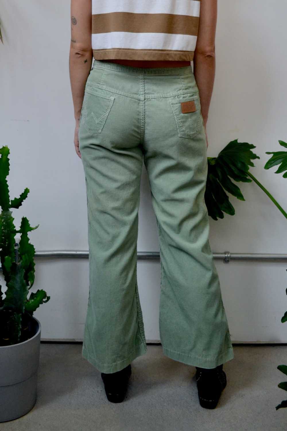 Sage "Misses Wrangler" Cord Bell Bottoms - image 3