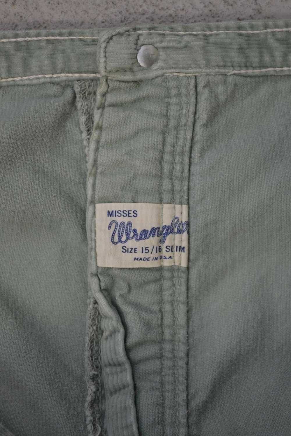 Sage "Misses Wrangler" Cord Bell Bottoms - image 5