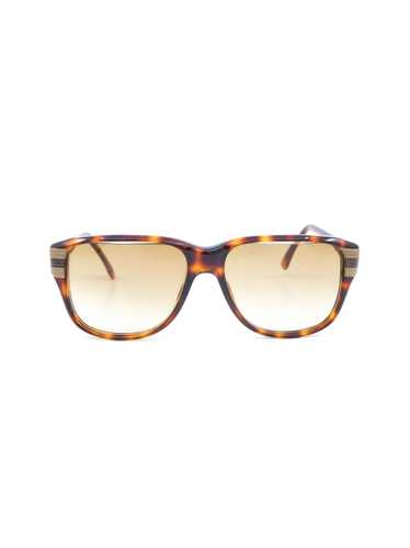 Emmanuelle Khan Snakeskin Accented Sunglasses