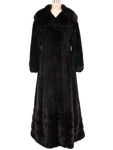 Galanos Full Length Convertible Mink Coat