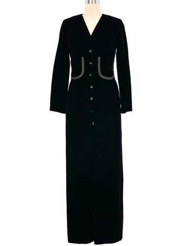 Galanos Velvet Jumpsuit