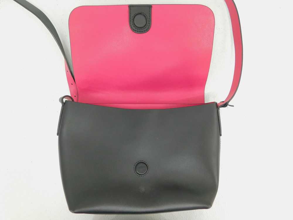 Kate Spade Black Handbag With Pink Lining - image 7