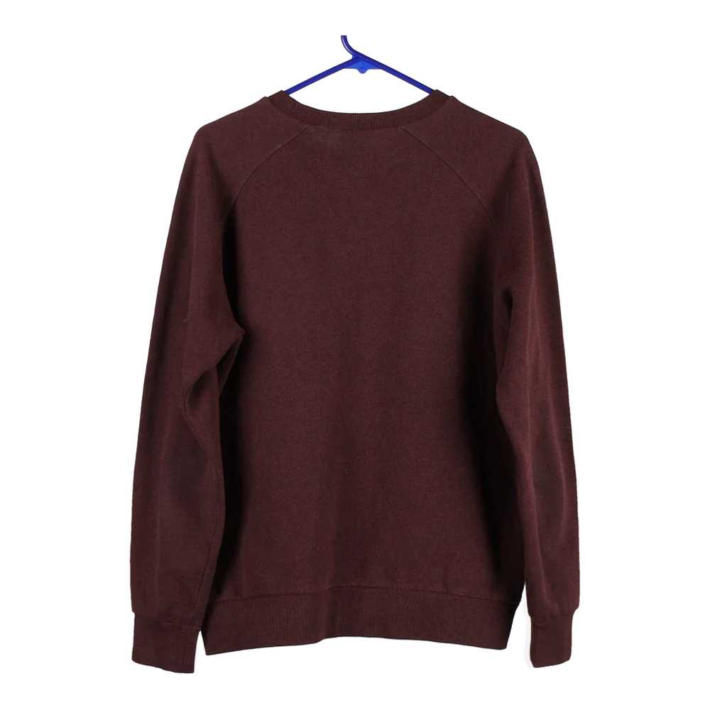Carhartt Sweatshirt - Medium Burgundy Cotton Blend - image 2
