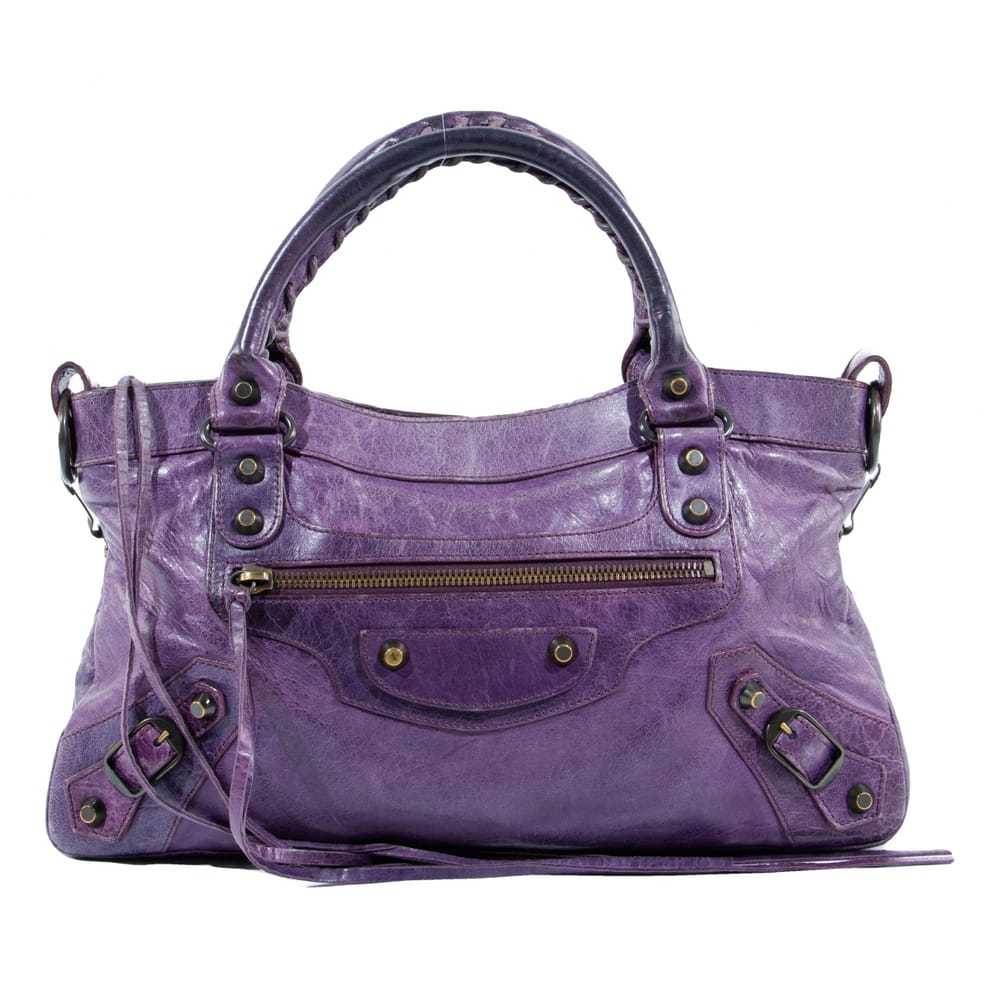 Balenciaga First leather handbag - image 1