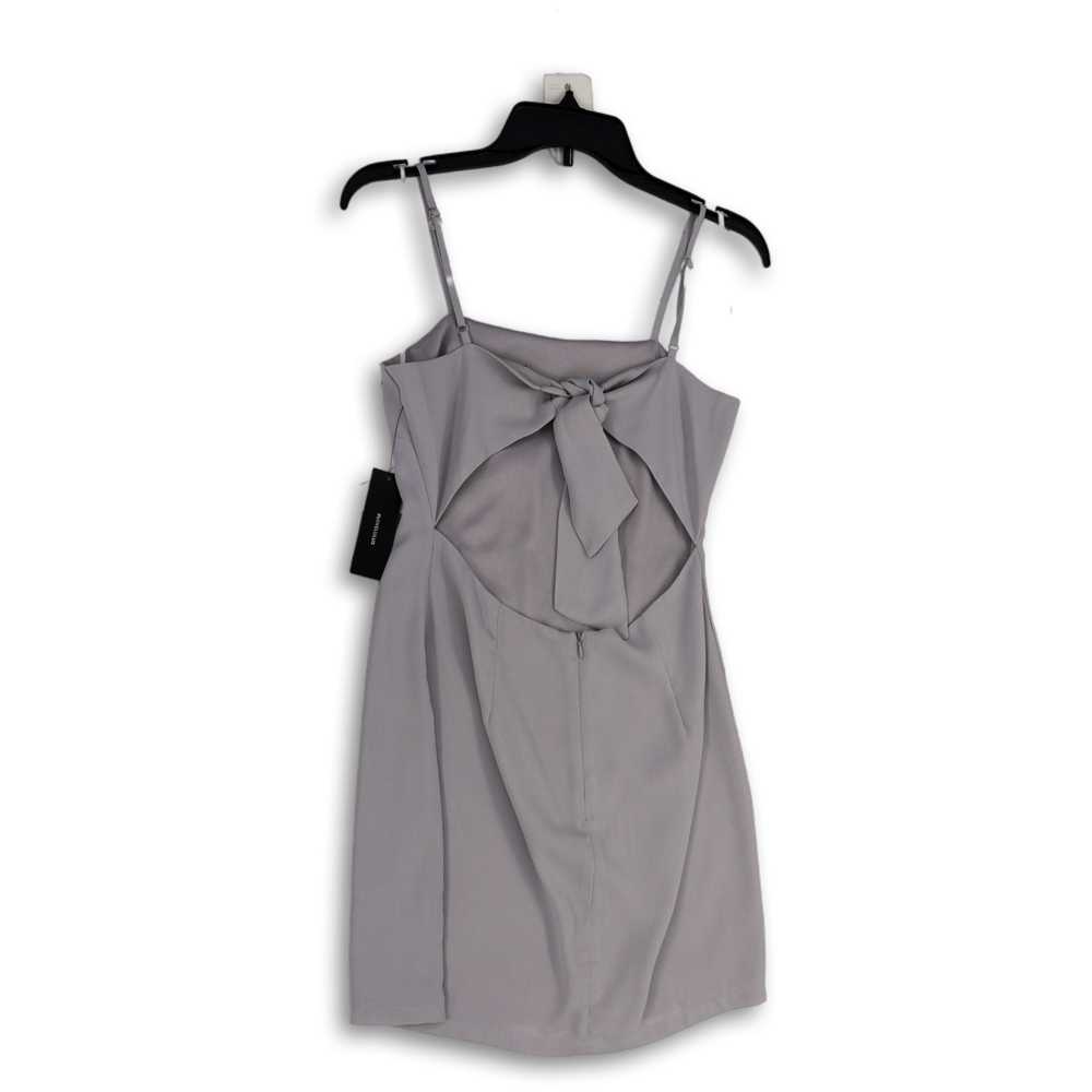 Lulus NWT Womens Gray Sleeveless Square Neck Back… - image 2