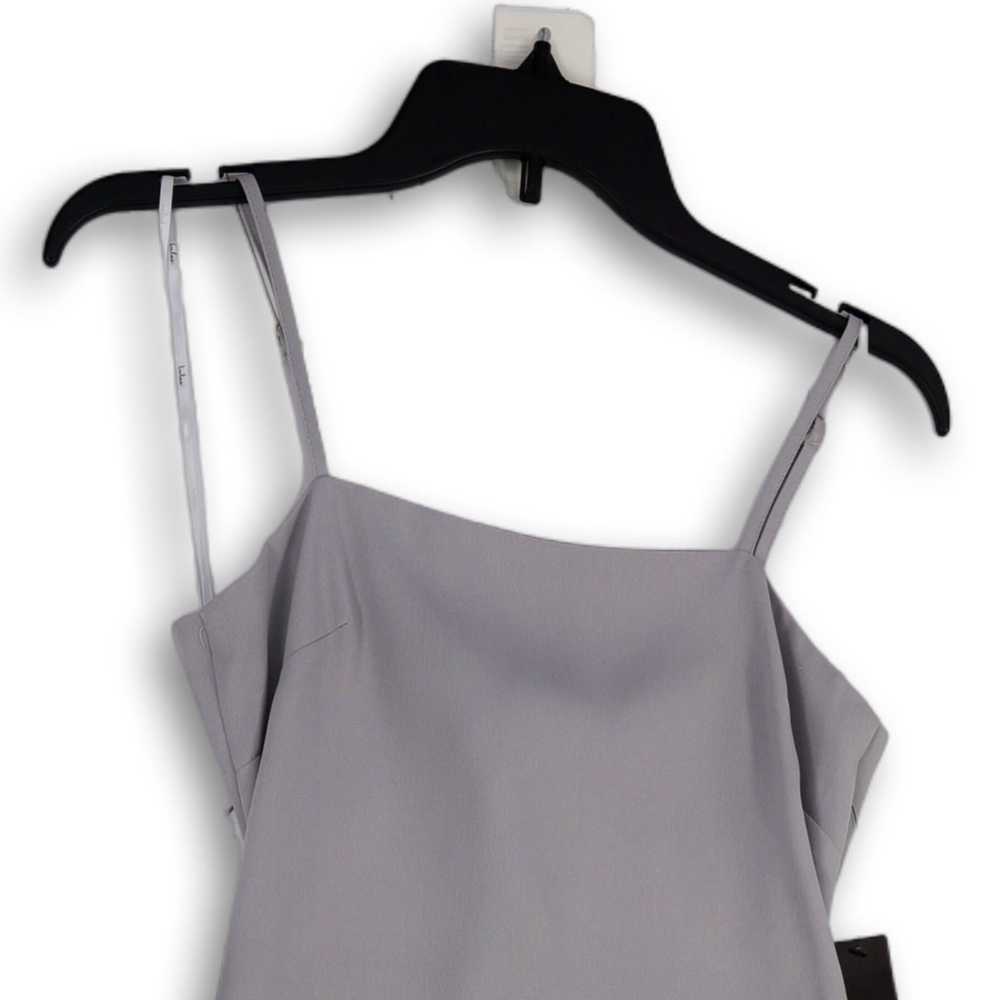 Lulus NWT Womens Gray Sleeveless Square Neck Back… - image 3