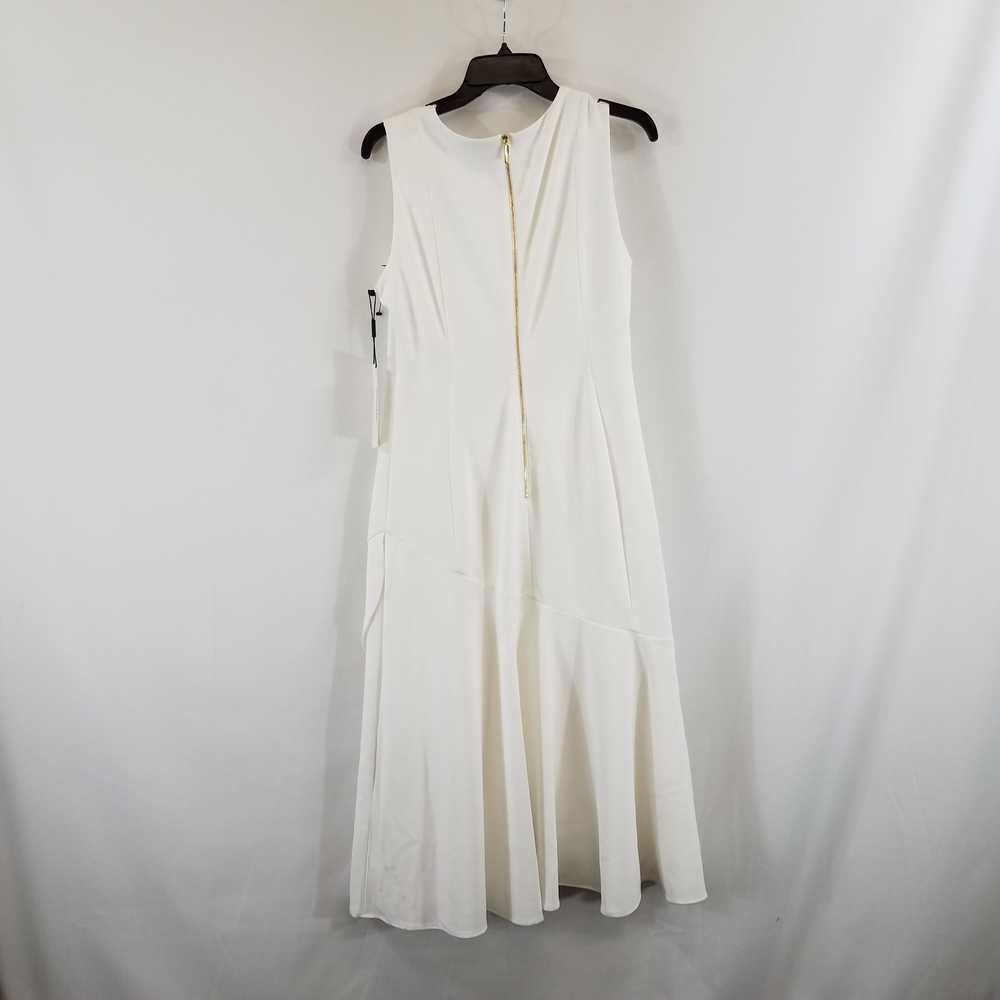Calvin Klein Women White Midi Dress 10 M NWT - image 2