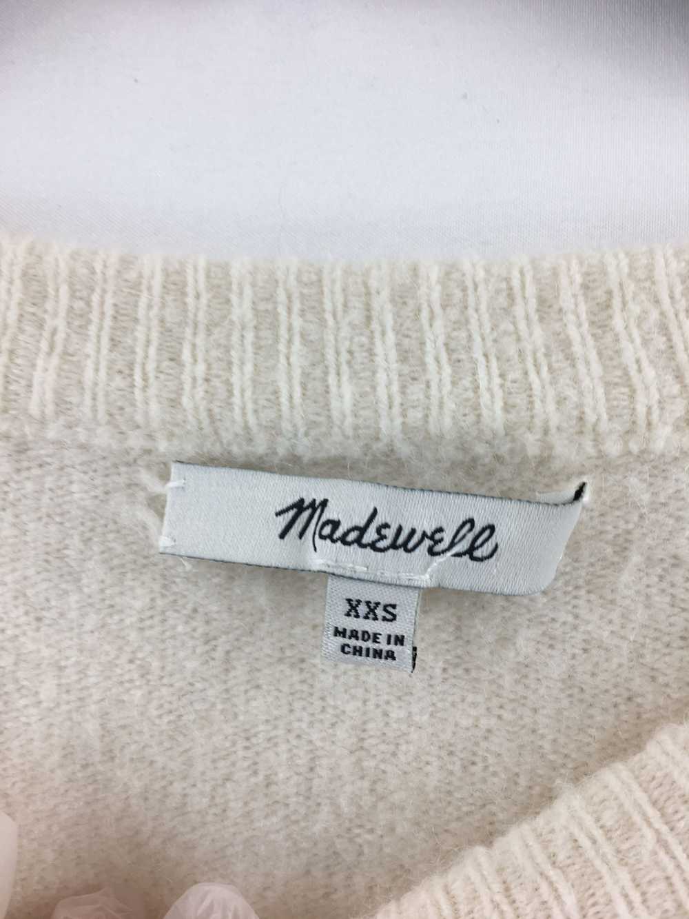 Madewell Women Sweater Crewneck Beige XXS - image 3