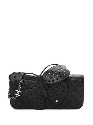 CHANEL Pre-Owned 2011 Butterfly clutch bag - Black