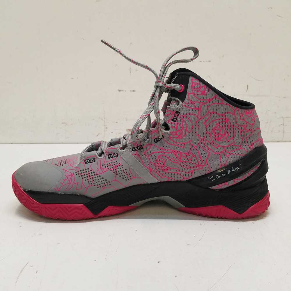 Under Armour Curry 2 Mother's Day Sneakers Grey P… - image 2