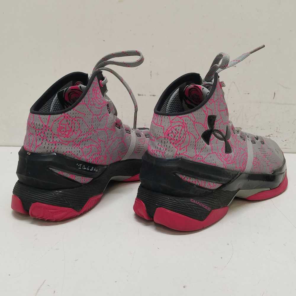 Under Armour Curry 2 Mother's Day Sneakers Grey P… - image 4