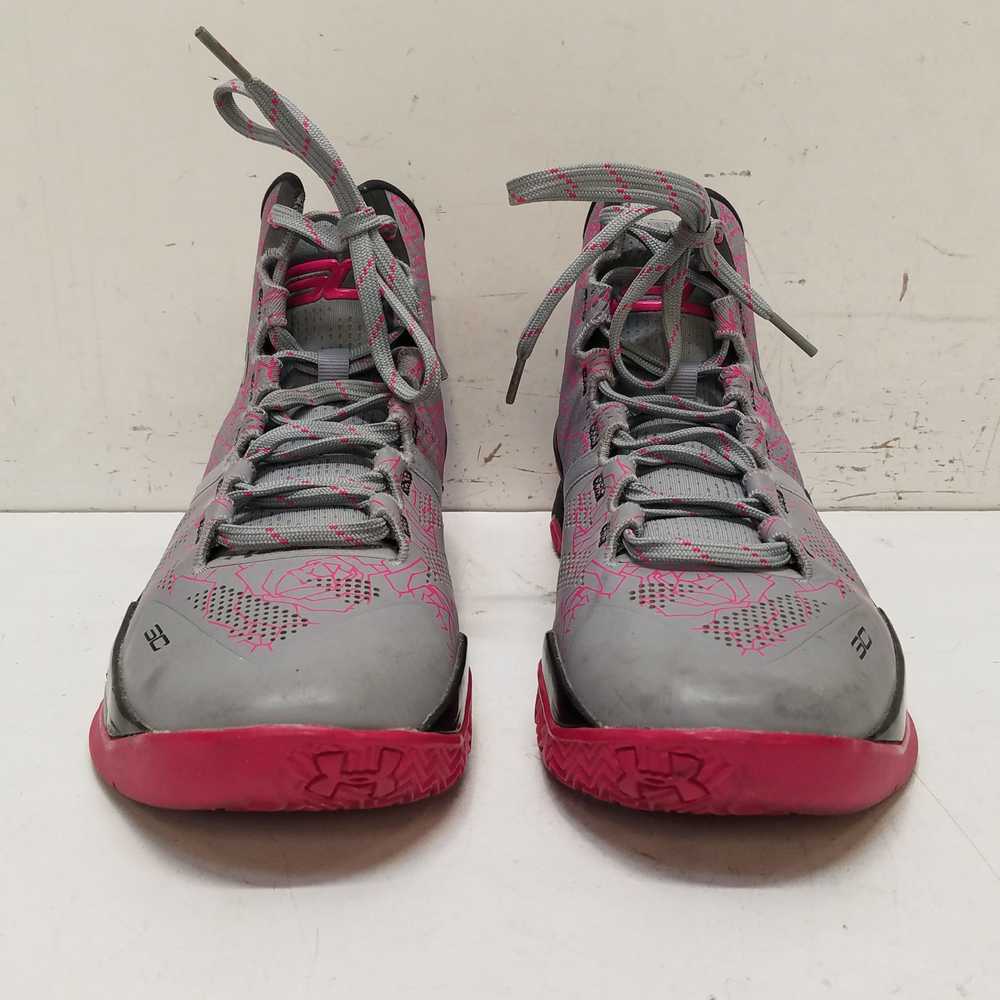 Under Armour Curry 2 Mother's Day Sneakers Grey P… - image 5