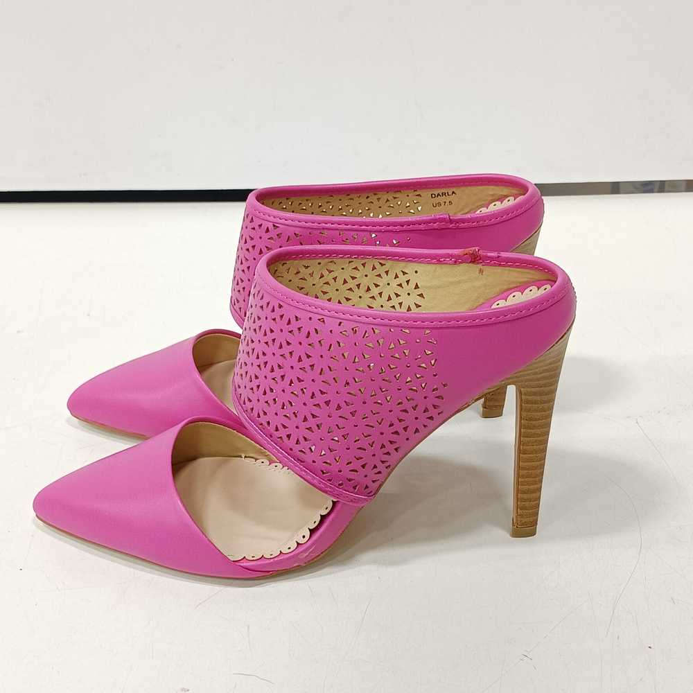 Madison by Shoedazzle Darla Women's Pink Heels Si… - image 1