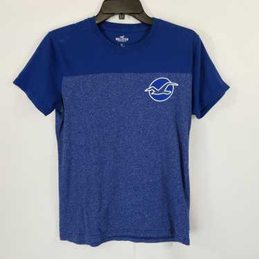 Vintage Hollister Men's Blue Surfing Division T-shirt Size S