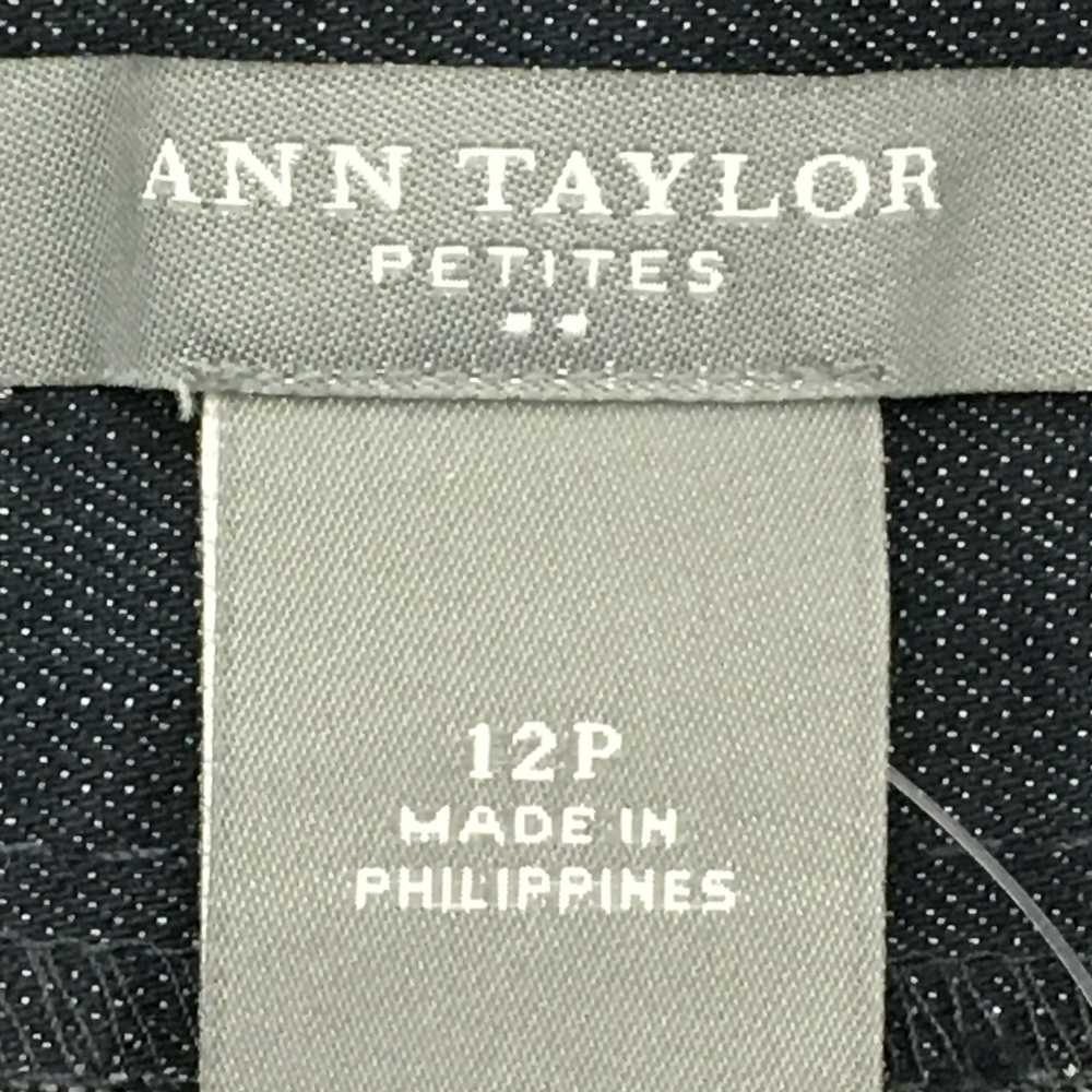 Ann Taylor Loft Women Dark Blue Skirt L NWT - image 3