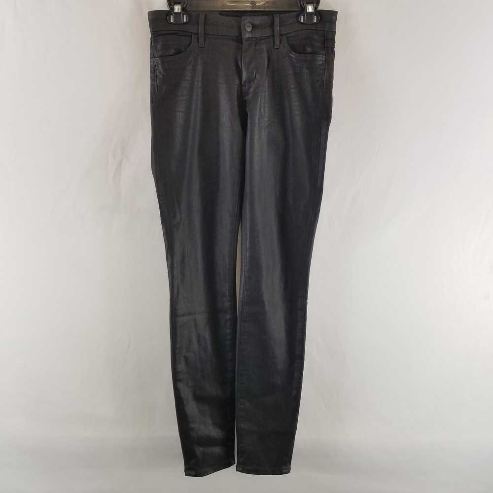 Koral Women Black Pleather Pants 28 NWT - image 1