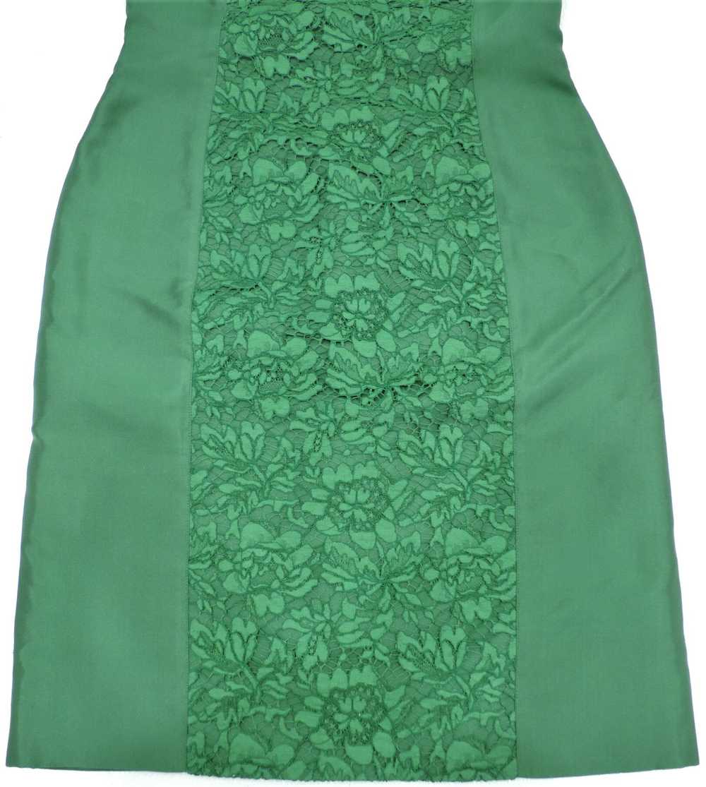 Valentino Emerald Green Lace Embroidered Cotton S… - image 11