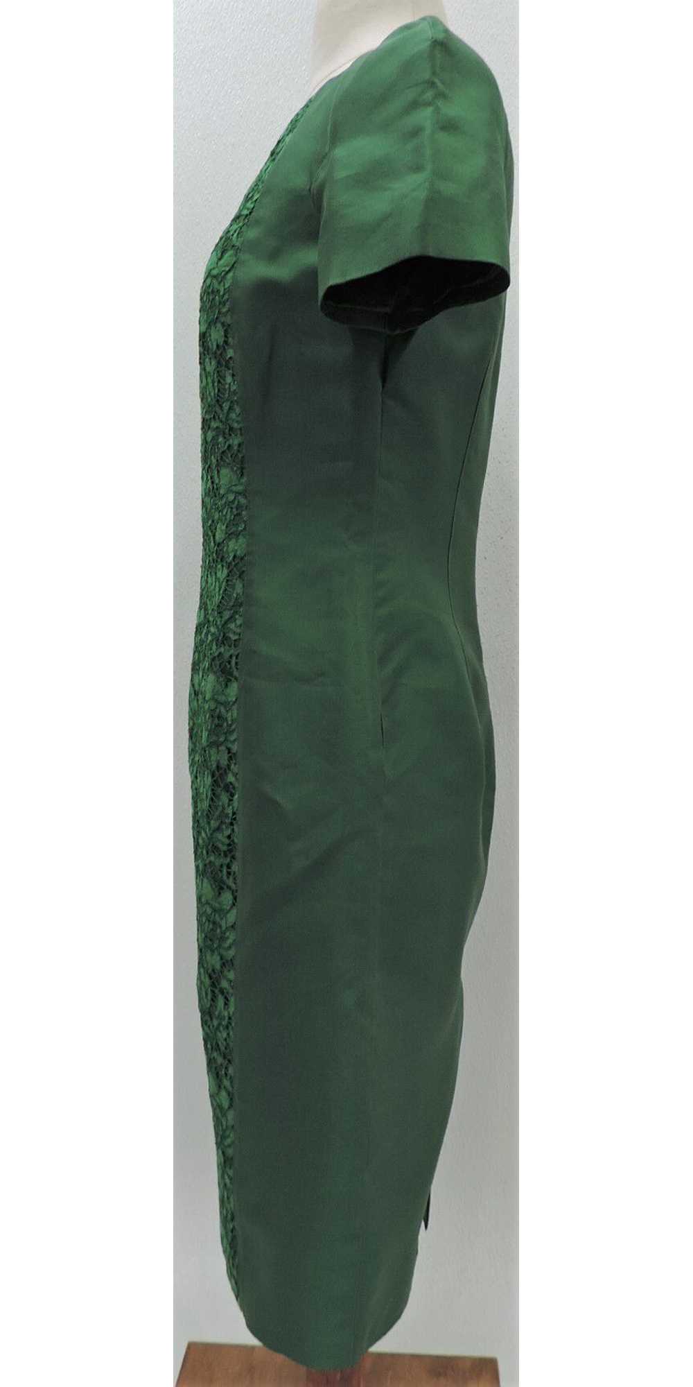 Valentino Emerald Green Lace Embroidered Cotton S… - image 3